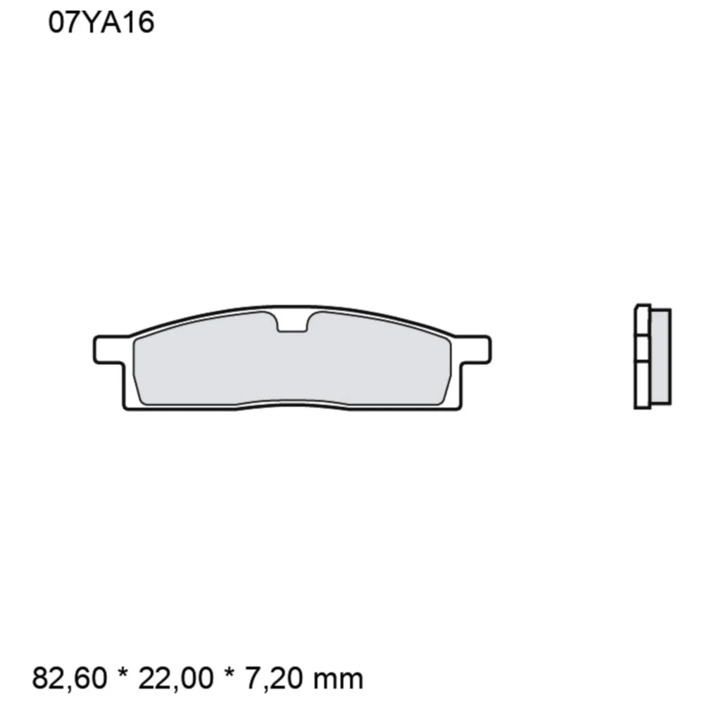 Bremsklotz Sinter SD Brembo Alternative: 7325392 passend für: Y