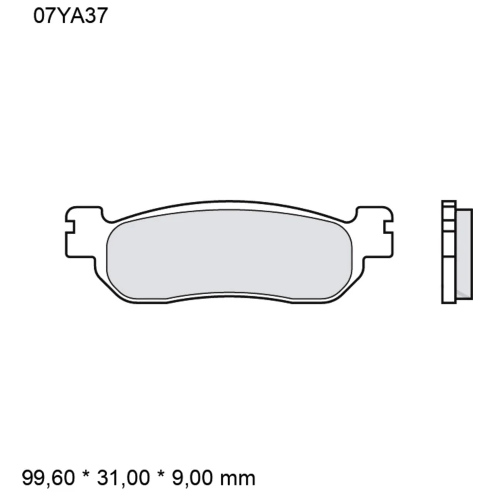 Bremsklotz Sinter hinten SP Brembo Alternative: 7320609 passend