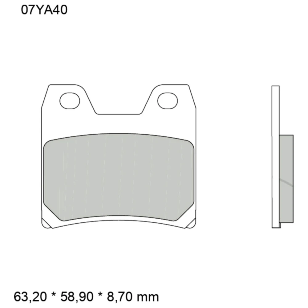 Brembo Sinter-Bremsbeläge für SP Modelle hinten_0
