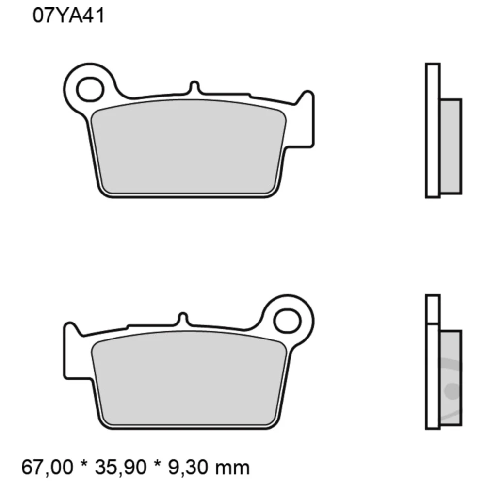 Bremsklotz Carbon Keramik CC Brembo Alternative: 7320039 passen