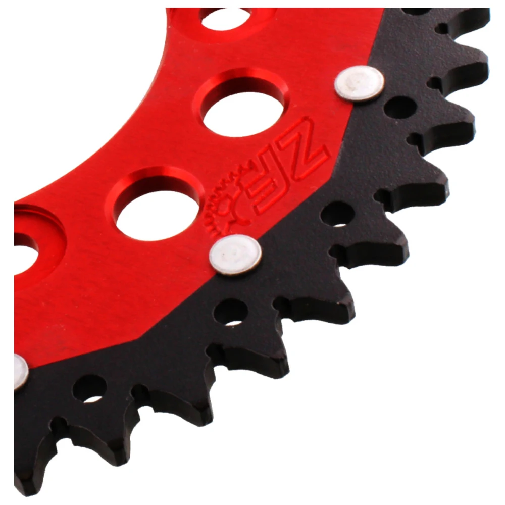 Kettenrad Dual 44Z Teilung 520 rot ZF Innendurchmesser 100 Loch