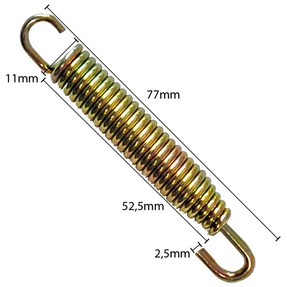 Auspuffhaltefeder 75 mm 4 Stück_0