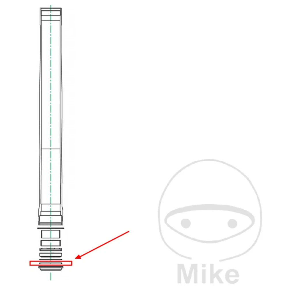 ABSTREIFRING für Gabel Kayaba passend für: Honda CRF_0