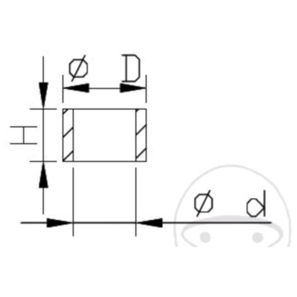 Buchse DRUCKSTUFE Kayaba 6X8X3. 8 passend für: Husqvarna TC, CR