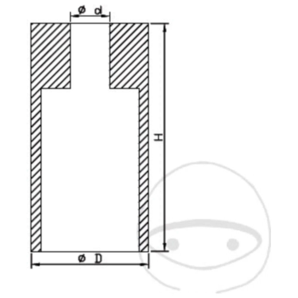 FREI Kolben Kayaba 10X36X70 passend für: Husqvarna TC, CR, Hond