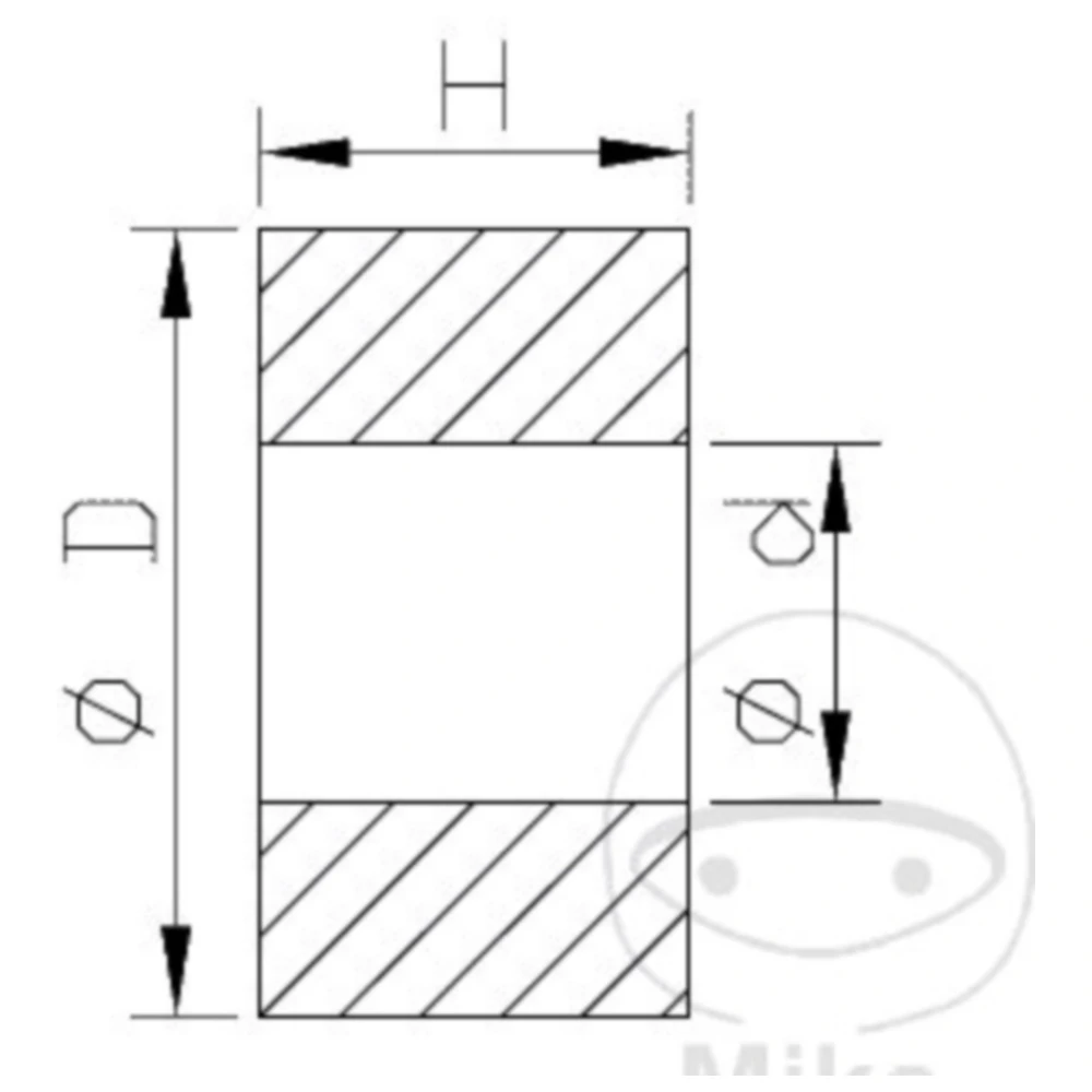 Gleitbuchsen Kolbenstange für KYB 10X17X12_0
