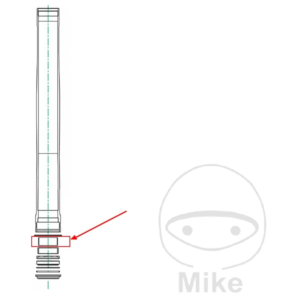 Gleitbuchsen Satz Standrohr Kayaba 41X43X20 passend für: Kawasa