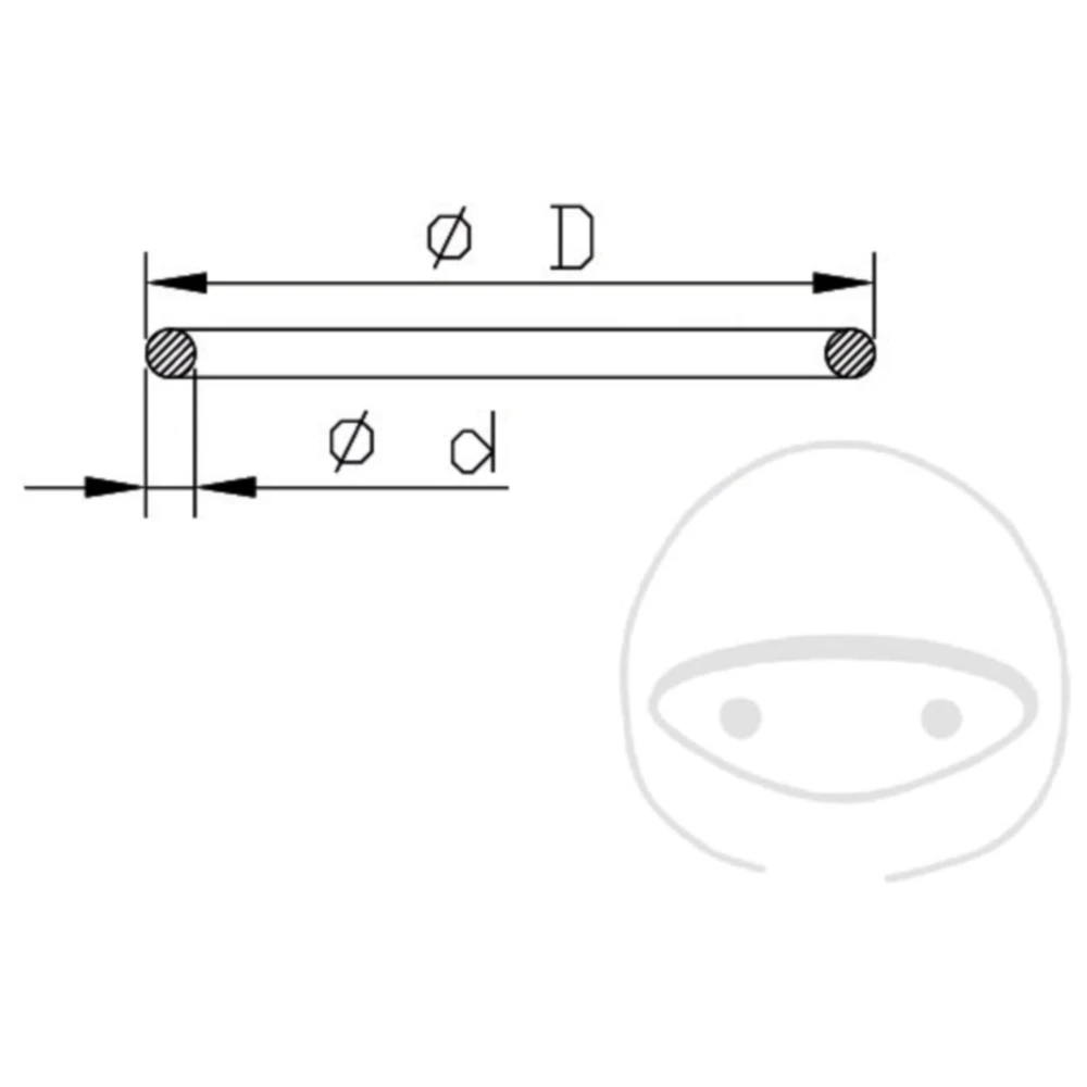 Sicherungsring Kayaba 2X50 für Federbein passend für: Kawasaki
