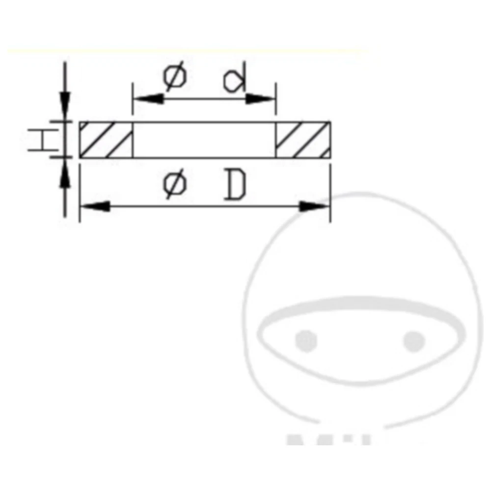 Sicherungsring Gabel Kayaba 63X2 passend für: Husqvarna TE, WR,