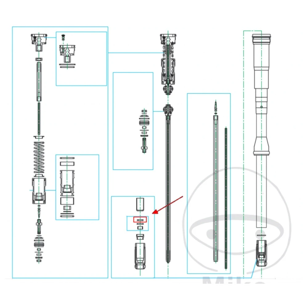 Gabeldichtring Kayaba 12. 5X22. 5X5 passend für: Husqvarna TC,