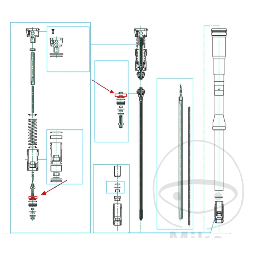 Unterlegscheibe Kayaba 8X20X1. 6 Zug - / Druckstufe passend für