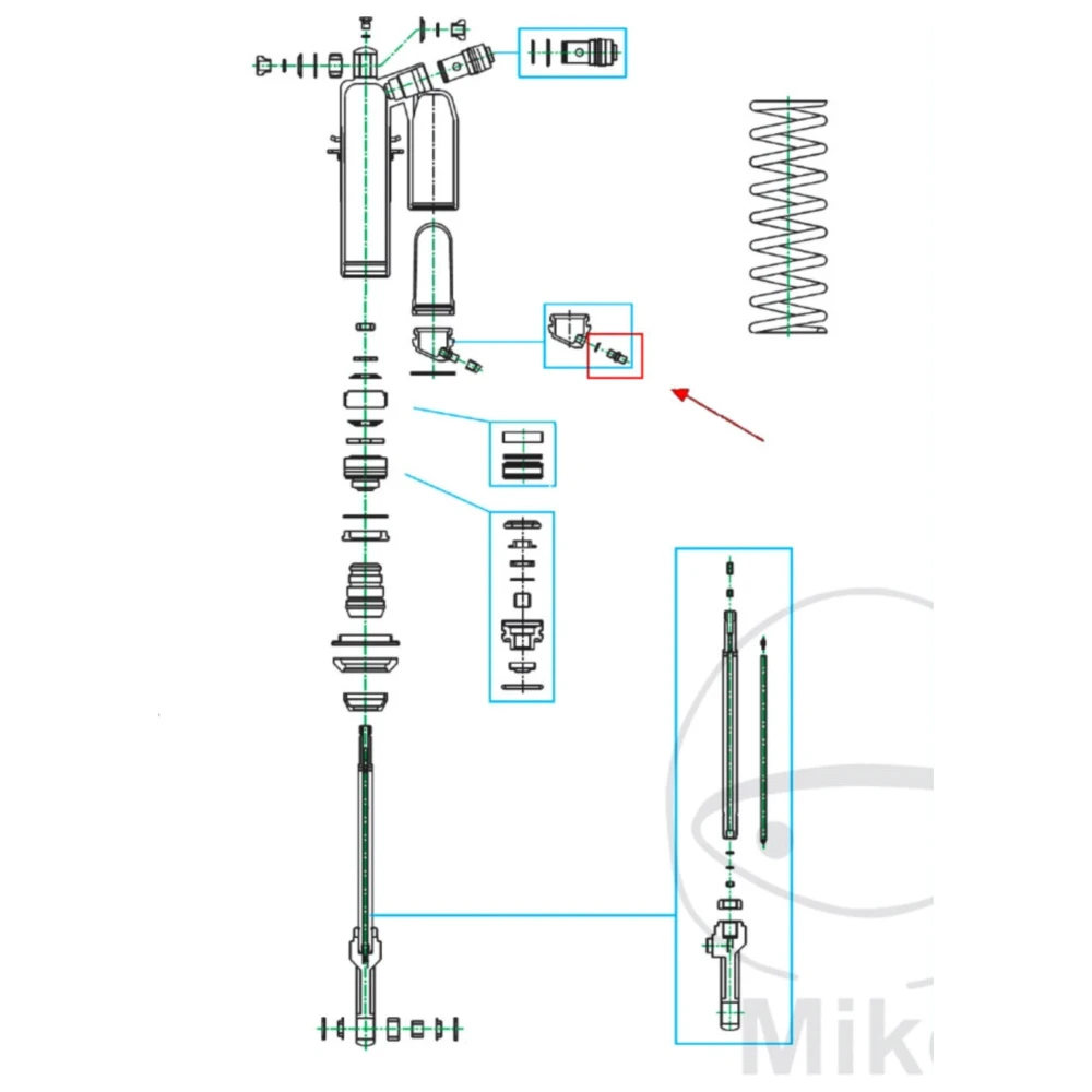 Ventil mit O-Ring 8X8X21 KYB_1