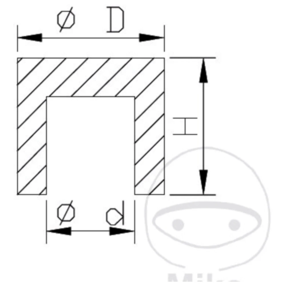 Ventilkappe Kayaba 8X9X11 passend für: Kawasaki KX, KLX, Honda