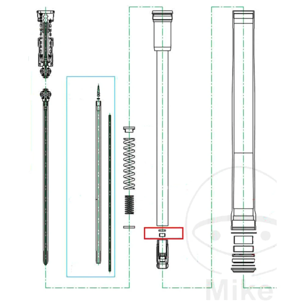 Hülse komplett Cartridge für: KYB_0