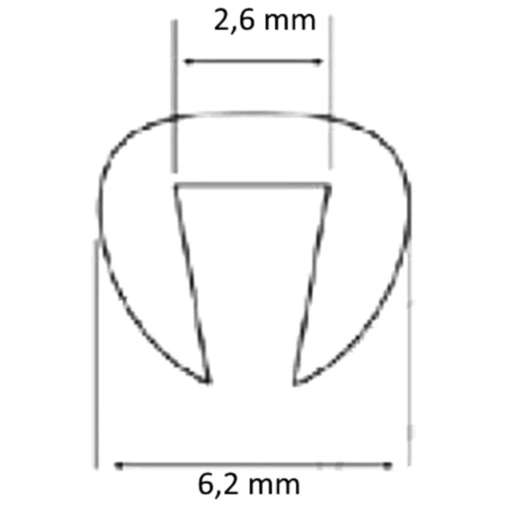 Kantenschutz Scheibe Puig transparent 1 Meter für Motorräder_0