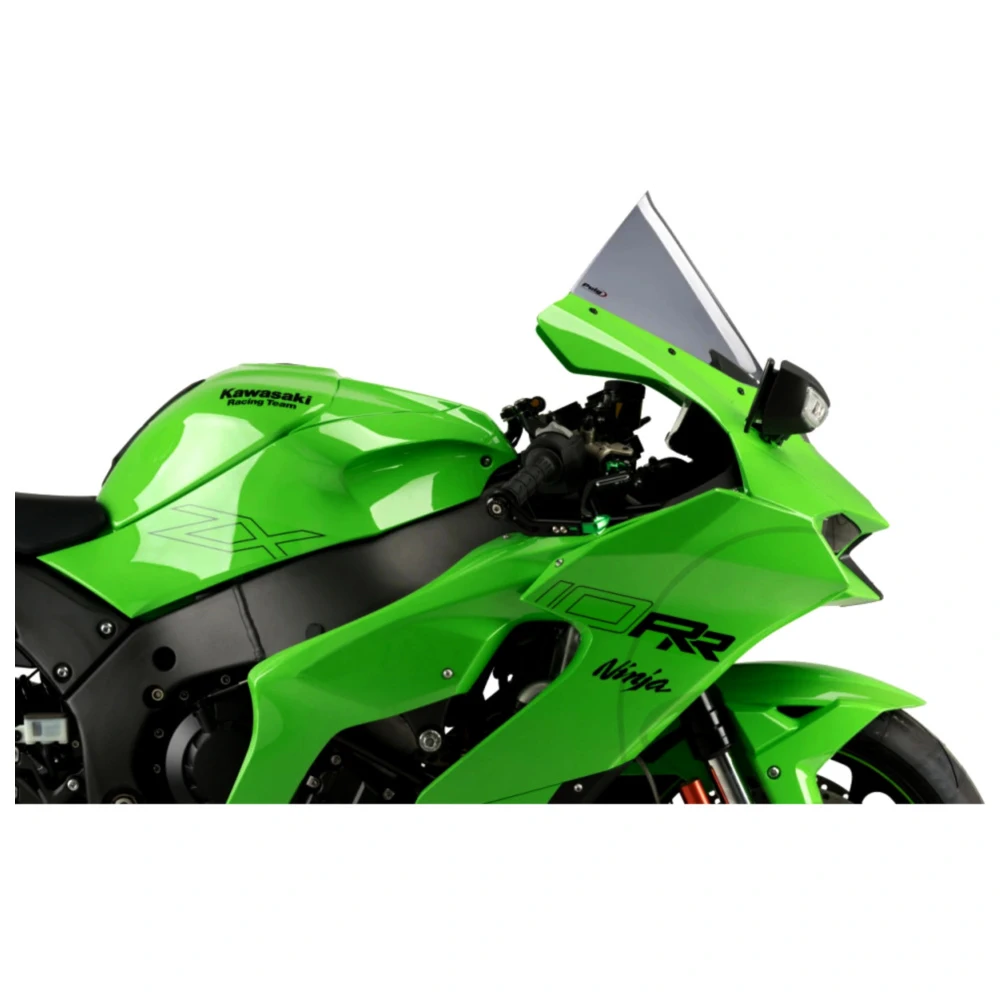 Scheibe R - Racing Puig rauchgrau passend für: Kawasaki ZX - 10
