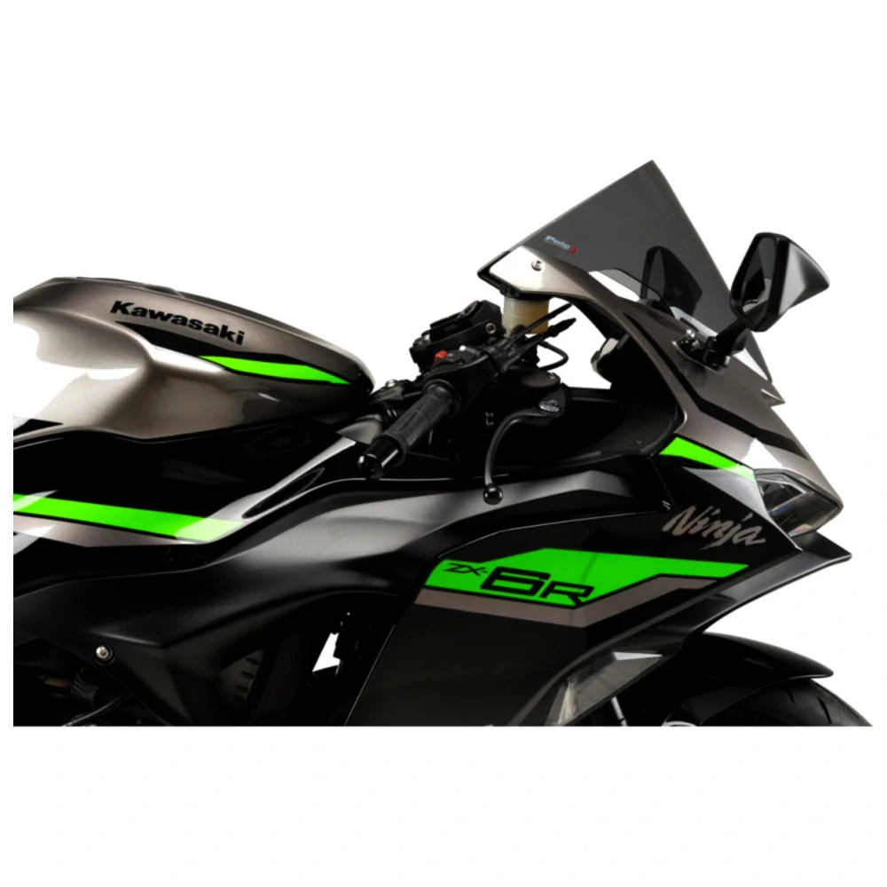 Scheibe R - Racing Puig rauchgrau passend für: Kawasaki ZX - 6R