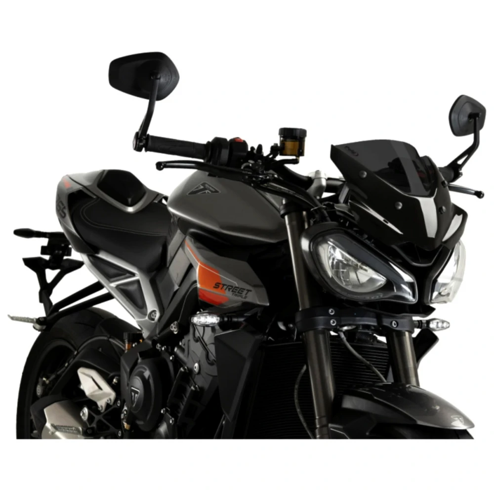 Sportscheibe New Generation Puig dunkel passend für: Triumph St