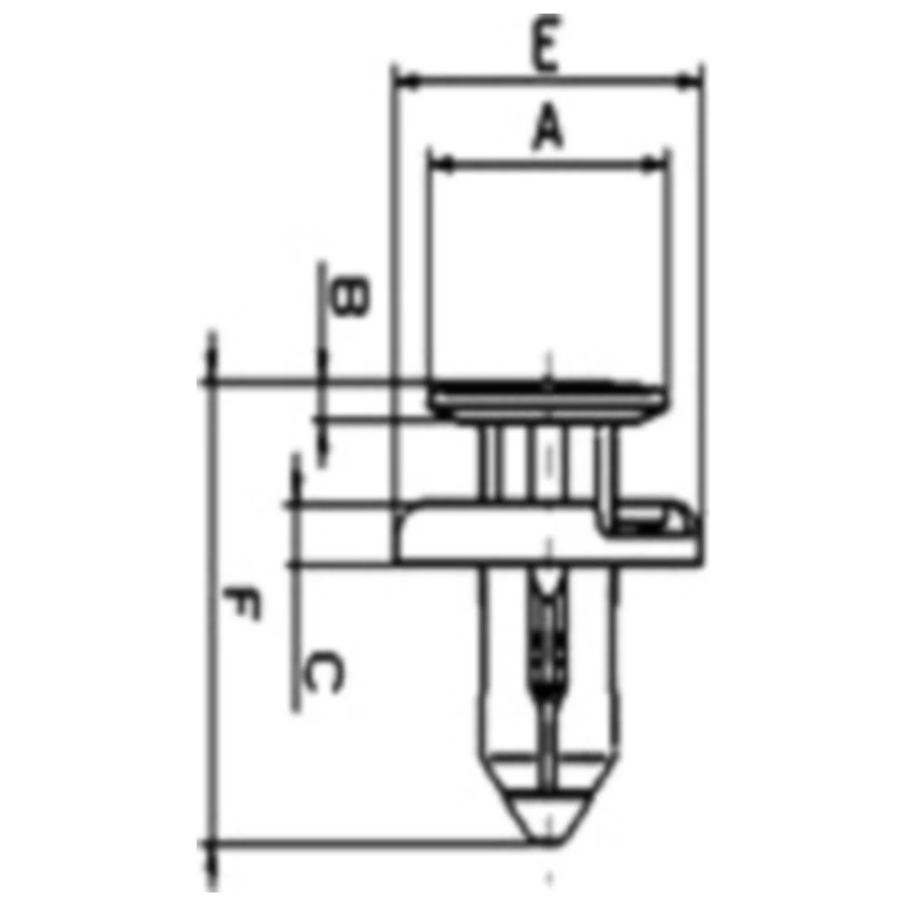 Schlagniet für Motorräder - Tourmax, 10 Stück_0