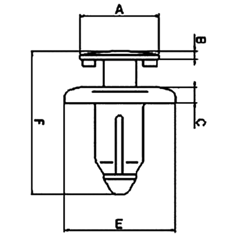 Zug Dreh Druck Niete Tourmax Inhalt 10 Stück passend für: Honda