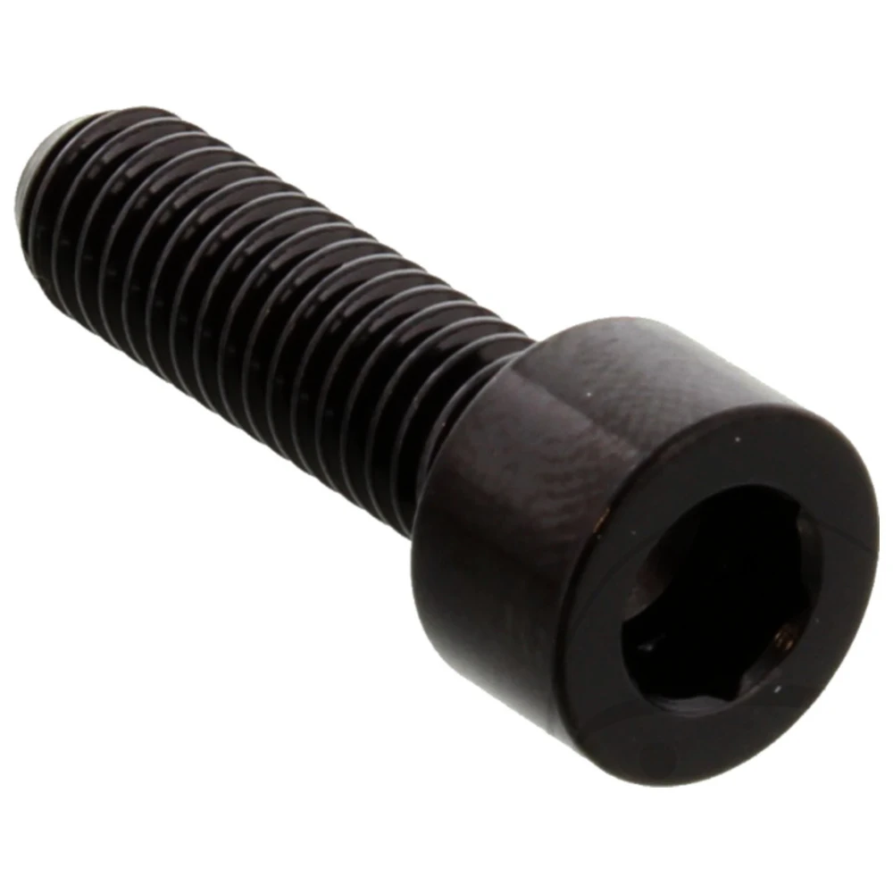 Zylinderschraube M6X1 mm 20 mm Edelstahl V4A schwarz für Motorr