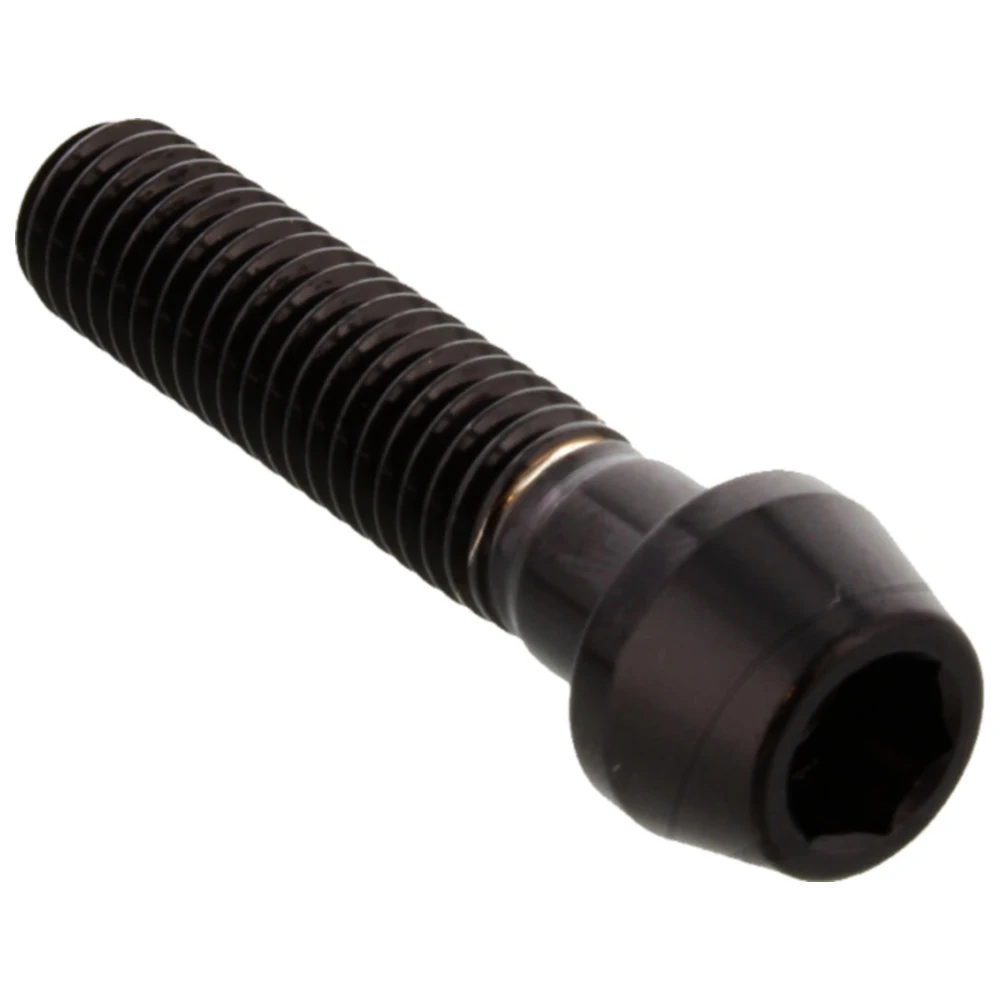 Konische Schraube M8x1.25mm 35mm Edelstahl V4A schwarz_0