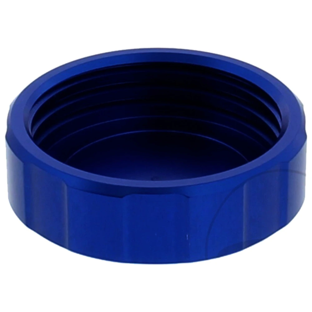 Deckel Bremsflüssigkeitsbehälter 61 mm Alu blau passend für: Ka