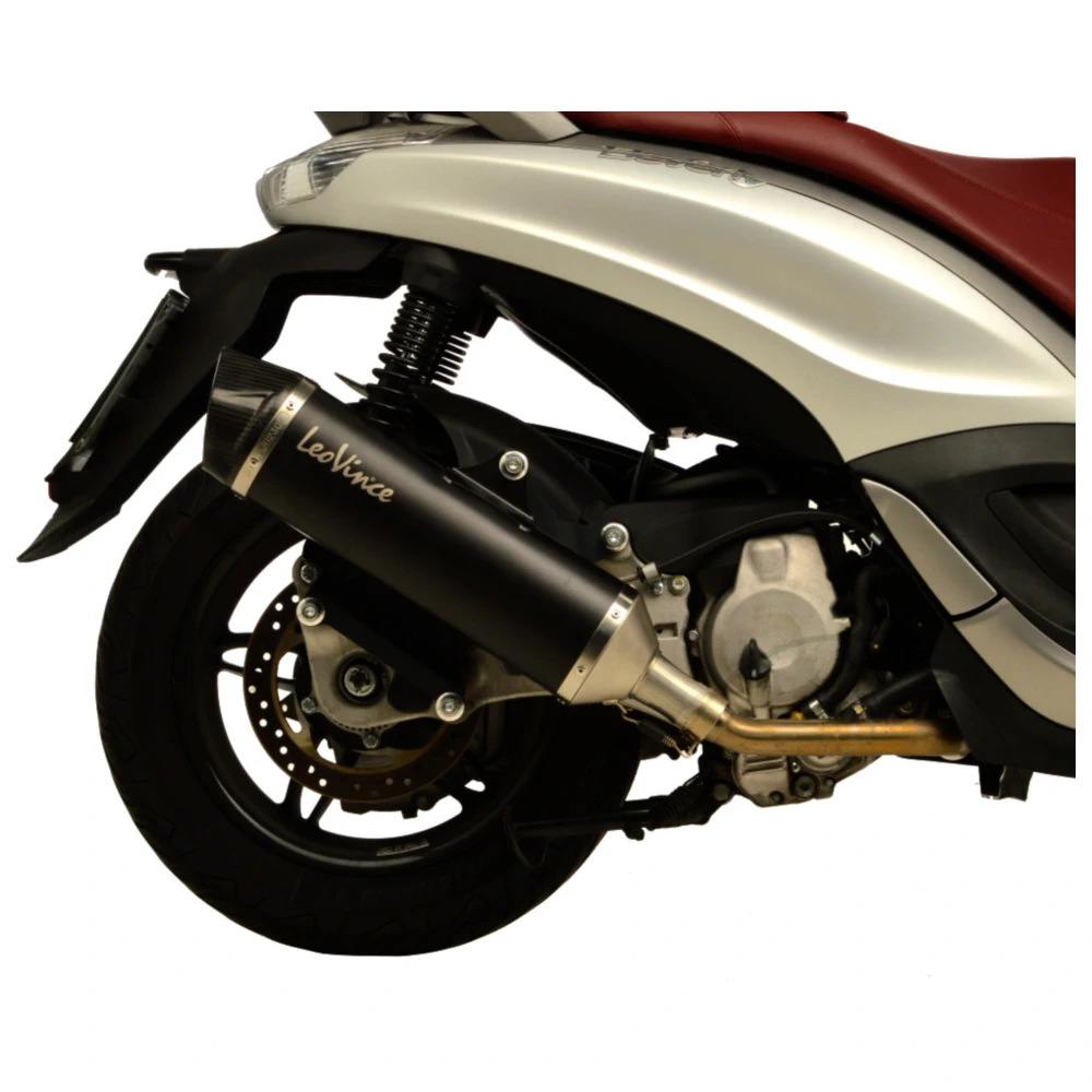 Schalldämpfer Lv One Nero Slip On passend für: Piaggio Beverly_2