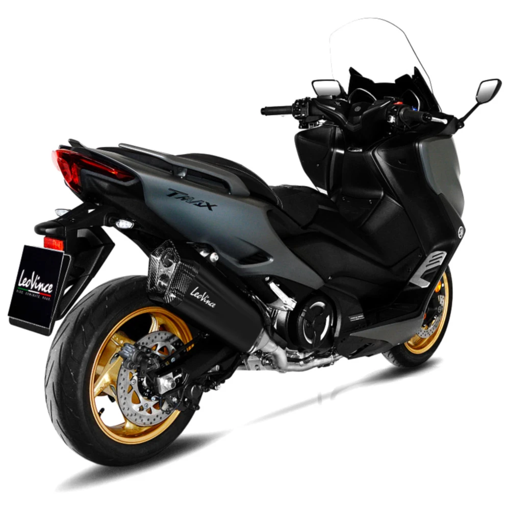 Schalldämpfer SBK Edelstahl LV - 12 komplett 2/1 black Slip On