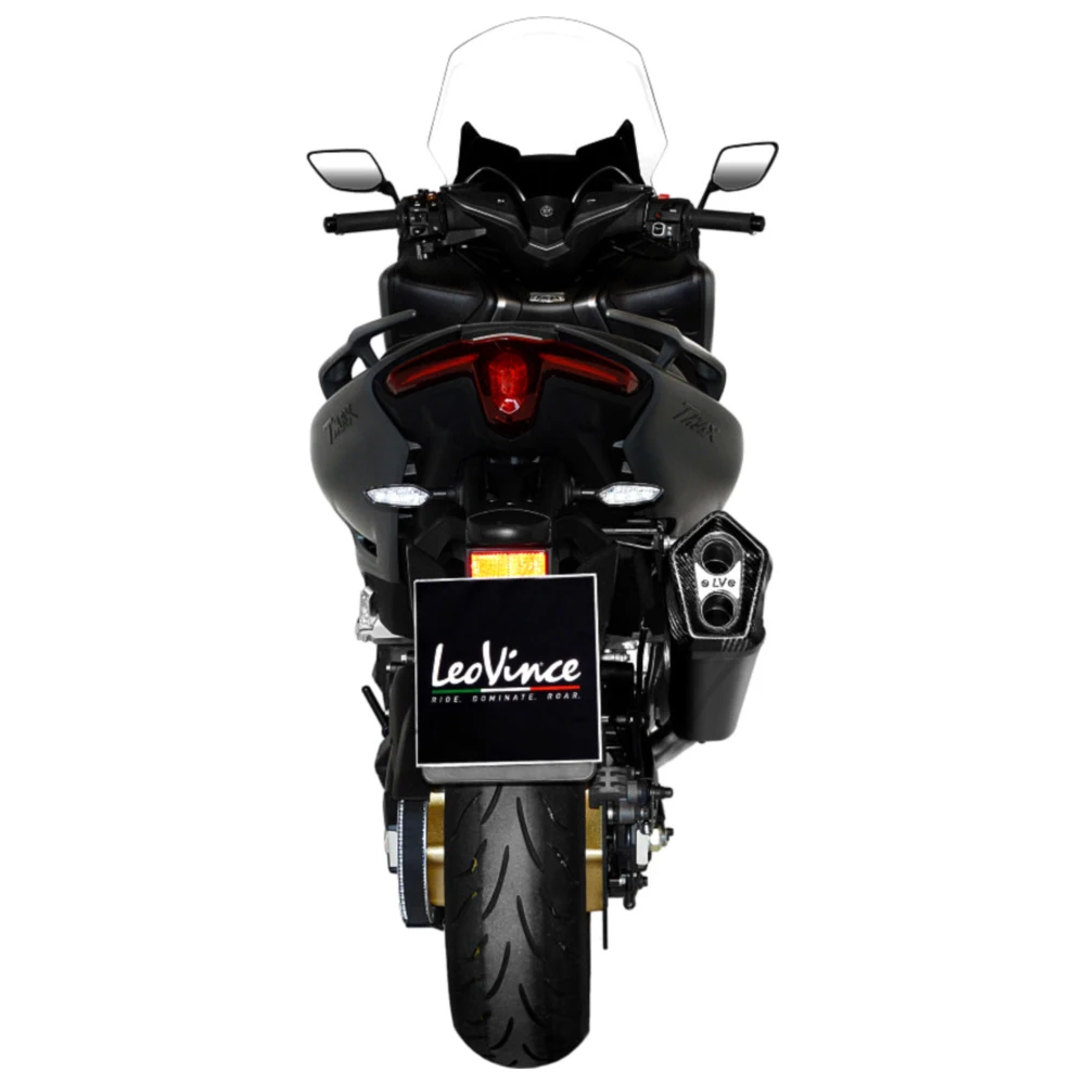 Schalldämpfer SBK Edelstahl LV - 12 komplett 2/1 black Slip On