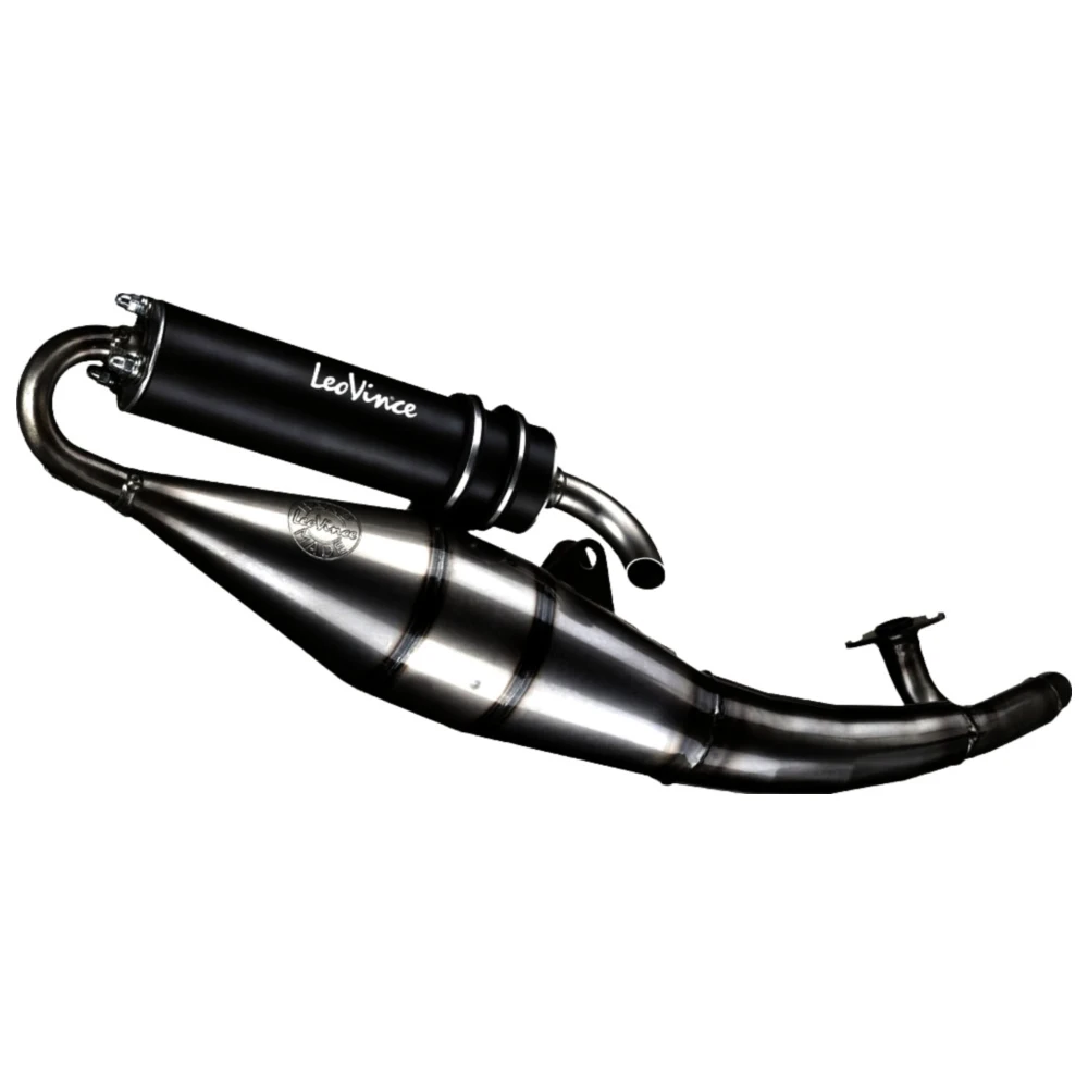 Schalldämpfer Handmade TT Leovince black passend für: Peugeot J