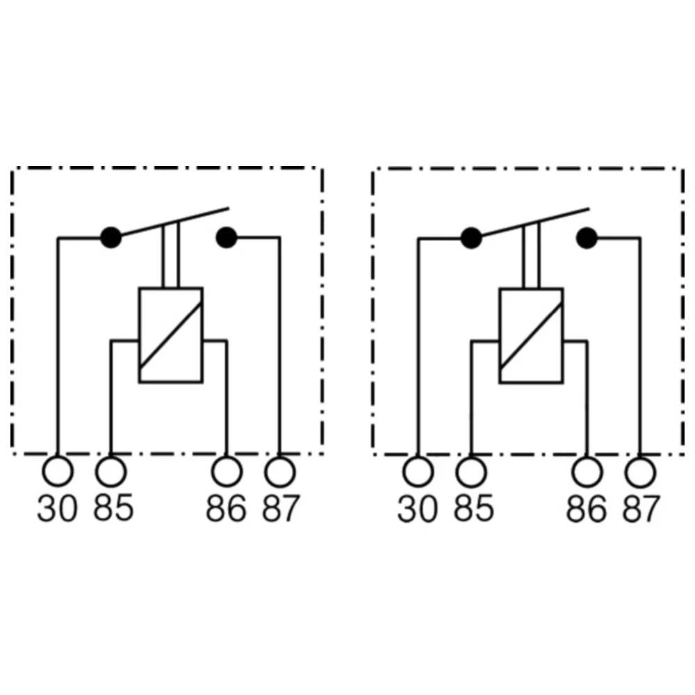 Arbeitsstromrelais 8-polig 12V 30A für Motorräder_1
