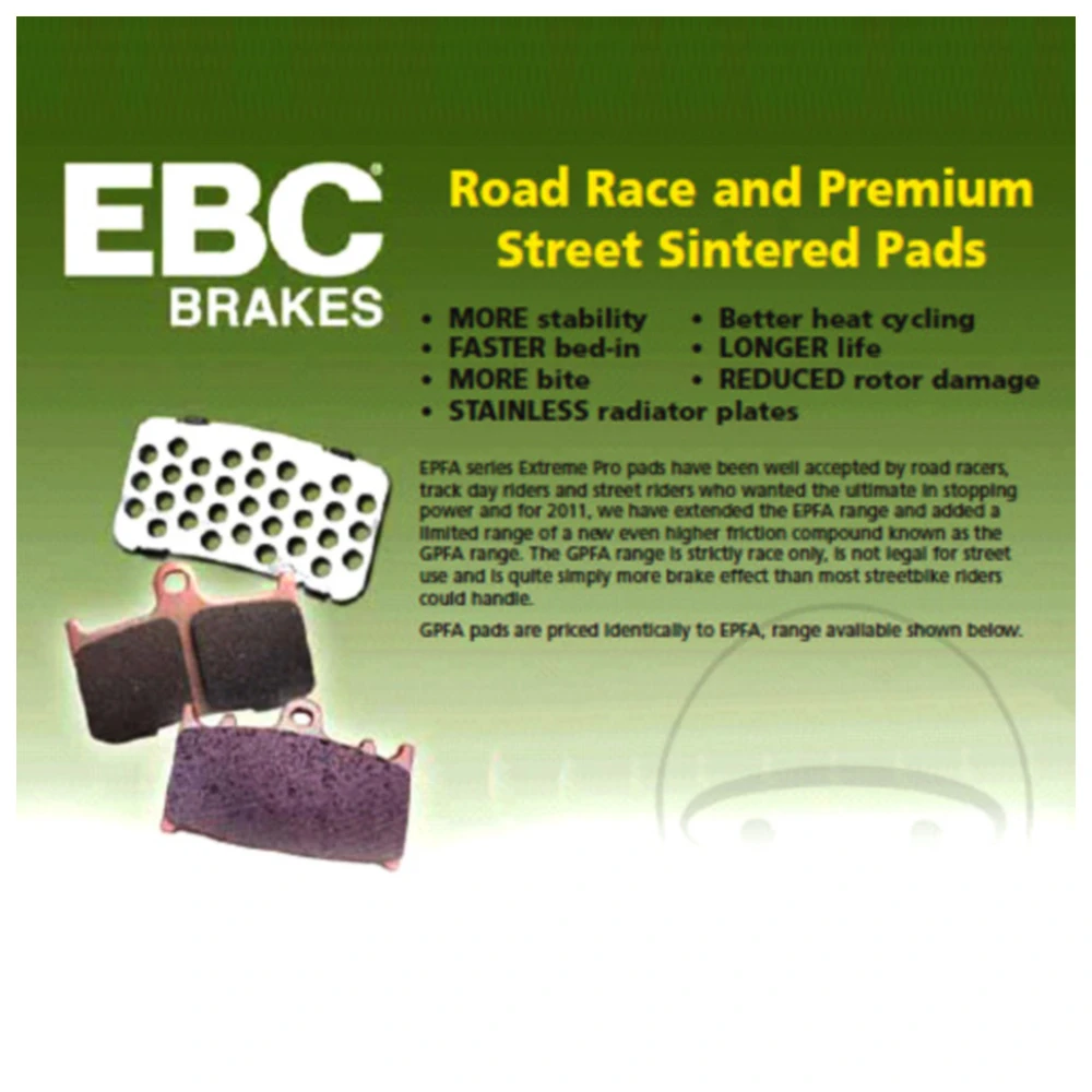 Bremsklotz Sinter EPFA EBC Alternative: 7870157 passend für: Ka