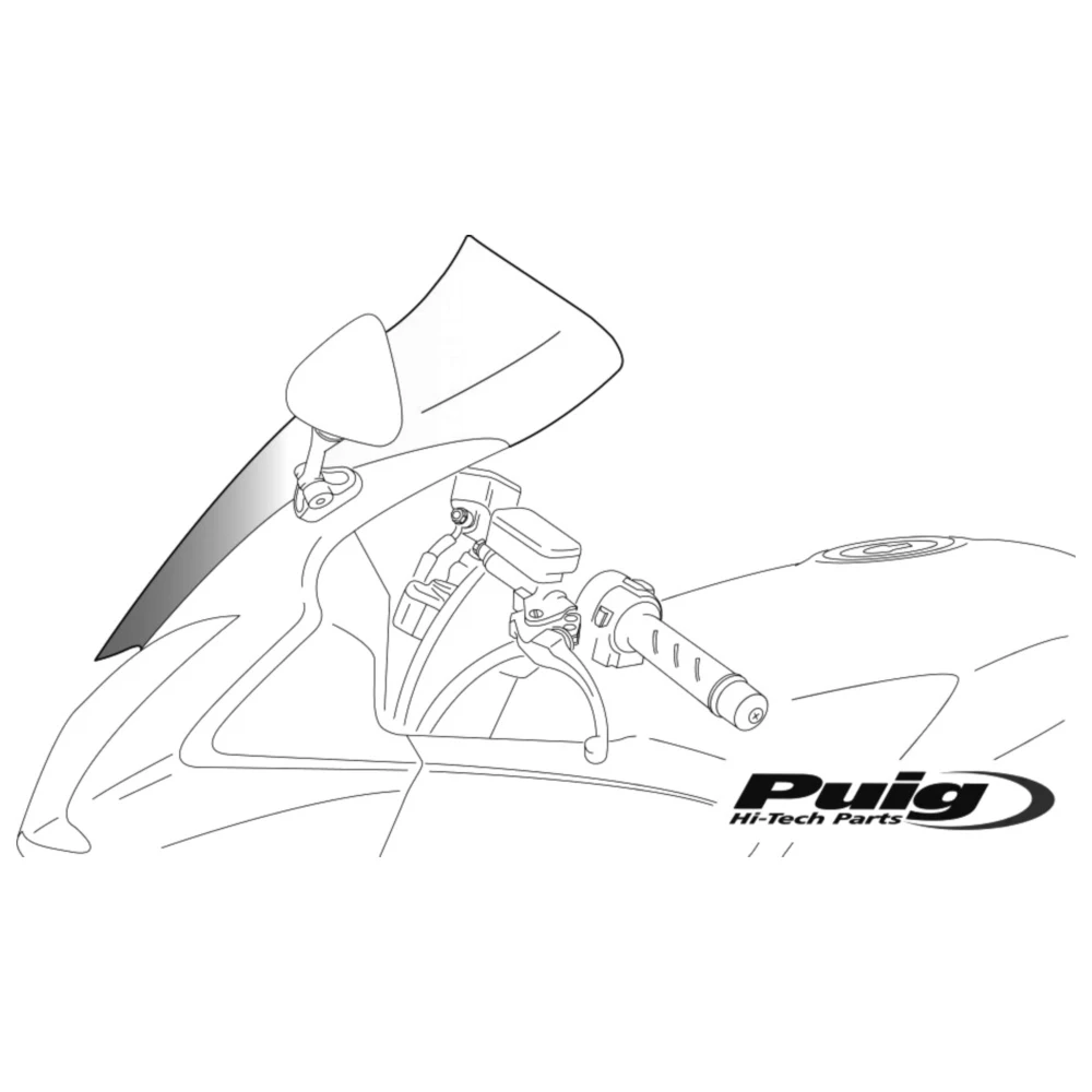 Tourenscheibe Puig rauchgrau_0