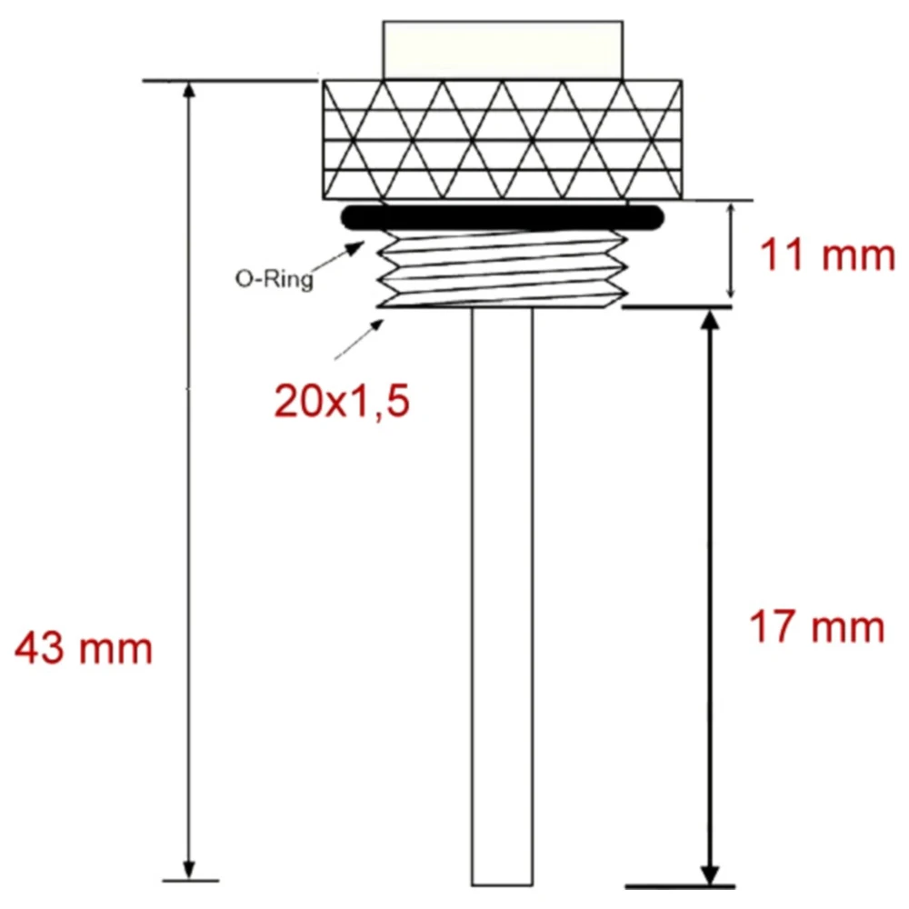 Öltemperatur Direktmesser JMP 20X1.5 mm für Motorräder_1