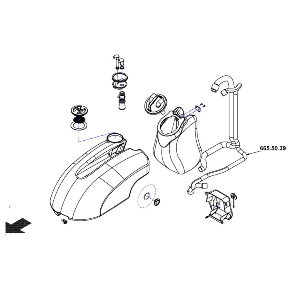 Saugschlauch für Scheuersaugmaschine JMP REX 350 6655039_0