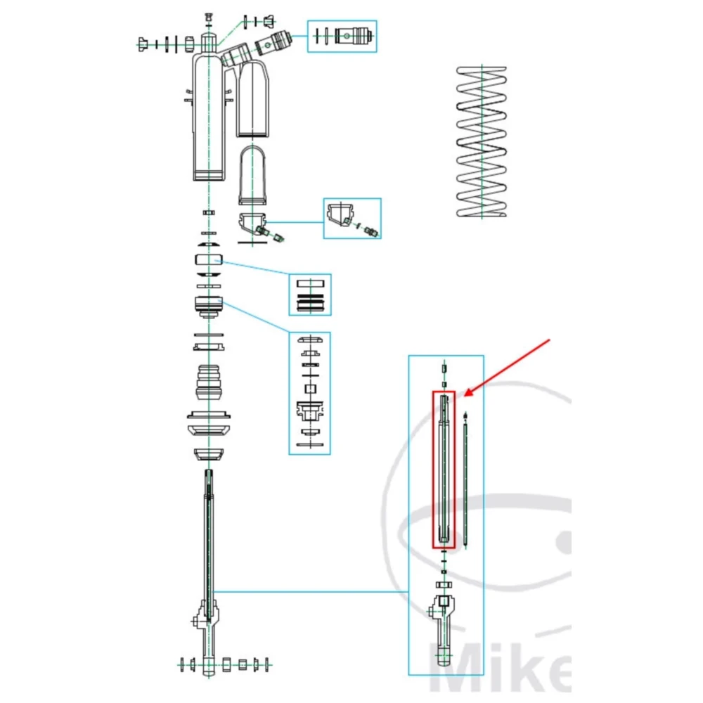 Kolbenstange Kayaba - PISTON ROD KAYABA_0