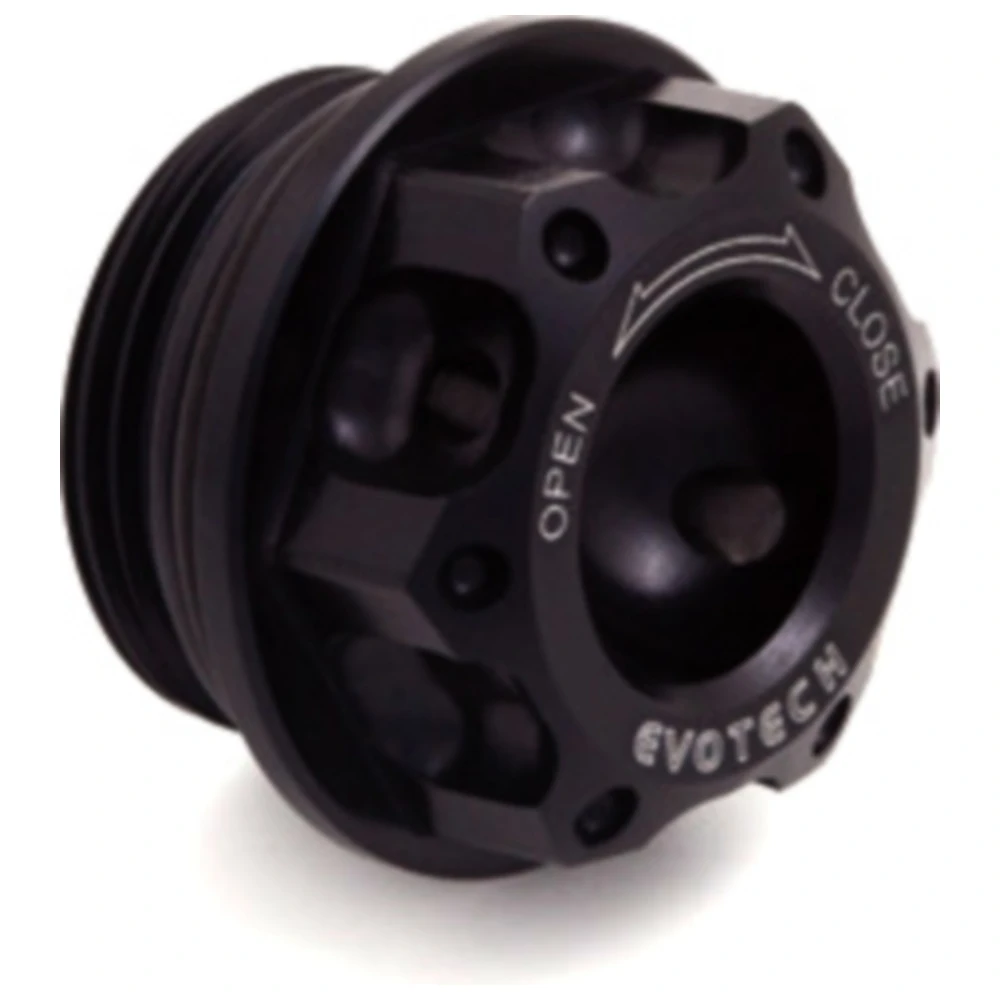 Öleinfüllschraube alu Evotech 22X1. 5 mm schwarz passend für: D