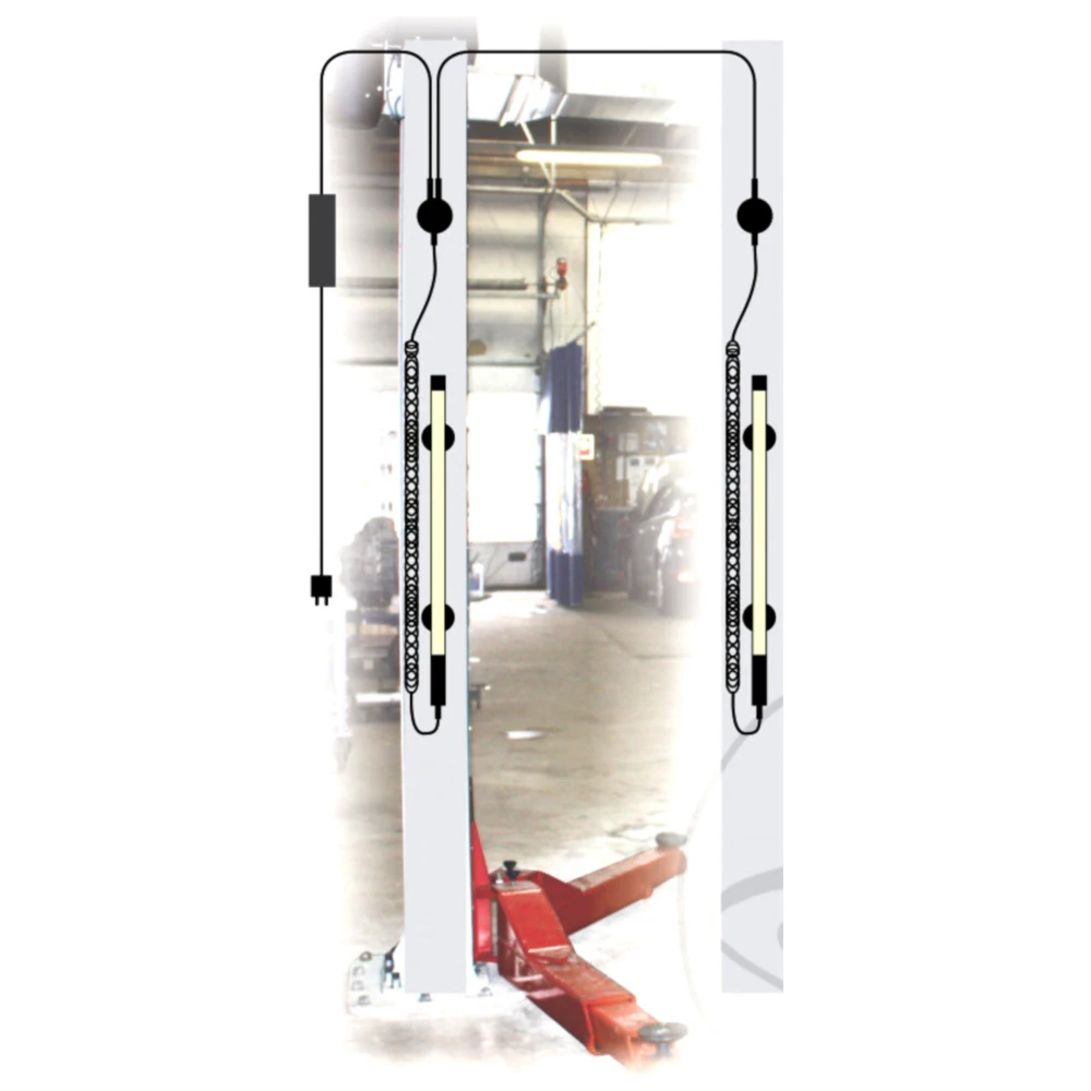 Beleuchtung für 2-Säulen Hebebühnen_2