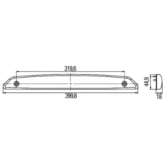 Bremsleuchte LED für Anhänger
