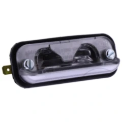 Hella Kennzeichenleuchte chrom für Motorräder