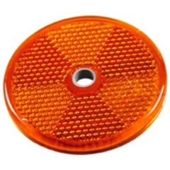 Seitenstrahler Klebefolie rund gelb 60 mm Anhänger