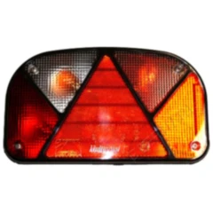 Heckleuchte Multipoint II Aspöck für Anhänger links mit Kennzeichenleuchte + Nebelschlusslicht