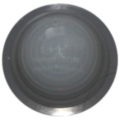 Heckleuchte Glas milchweiß