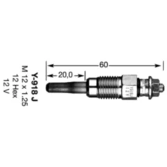 NGK Glühkerze Y-918J D-Power 2