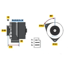 Lichtmaschine Austauschteil für Audi und VW