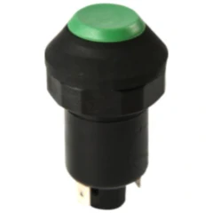 Ein-/Aus-Druckknopfschalter mit grünem Licht