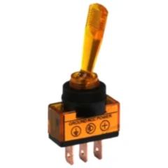 Kippschalter mit gelbem Kontrolllicht EIN/AUS