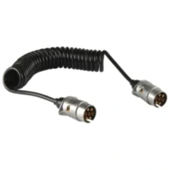 Verbindungskabel 7-polig 12V mit 2 Stecker, Länge 4 Meter