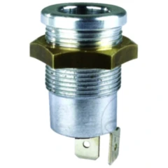 Leichtmetall Steckdose 1-polig 18A 24V für Motorräder